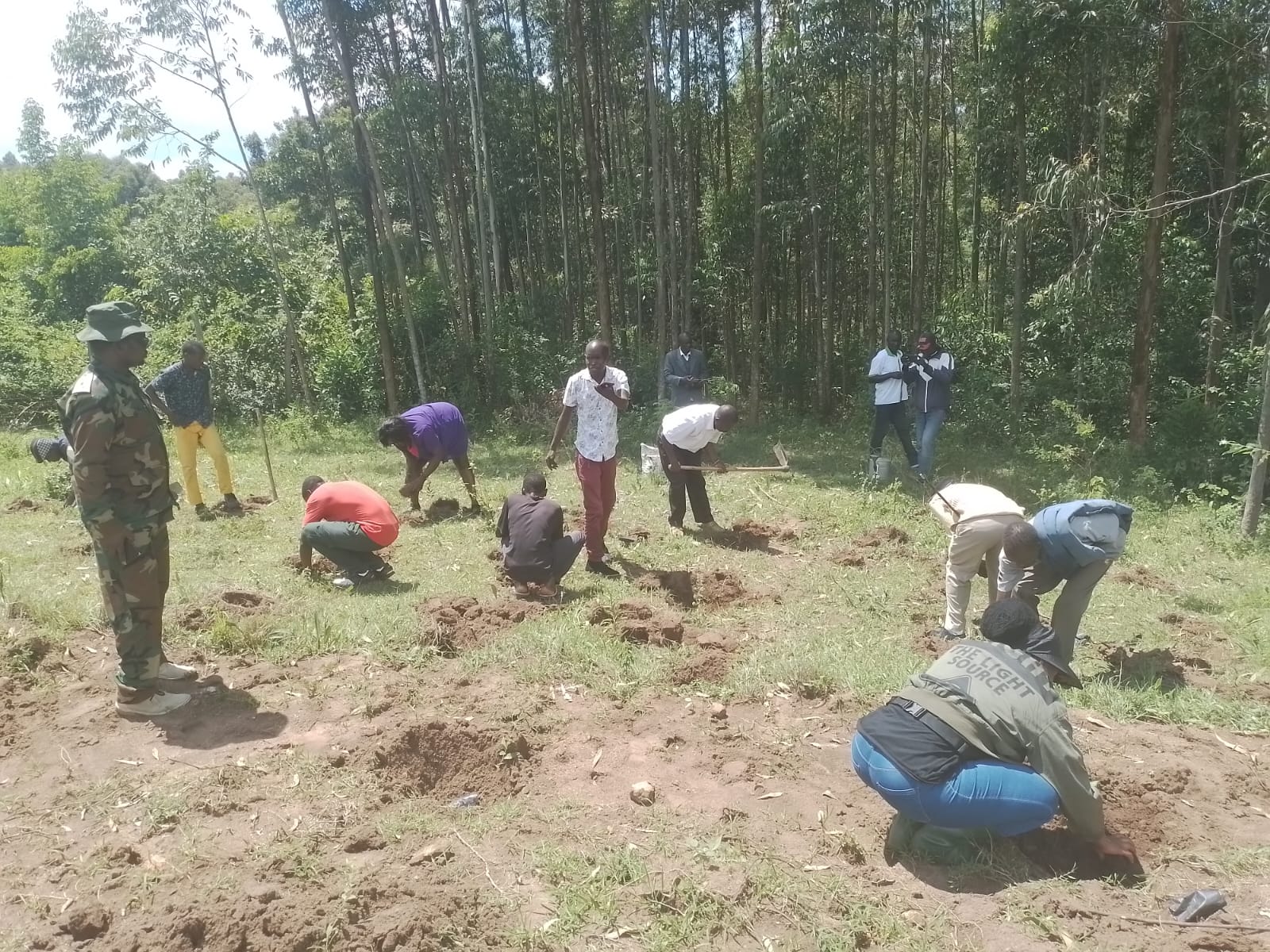 Visit by Kenya Forest Research Institute, Kenya Water Towers and Kenya Forest